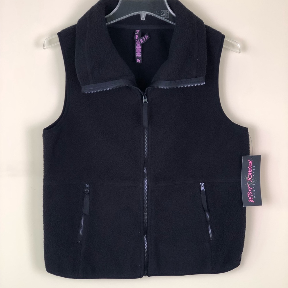 BETSEY JOHNSON PERFORMANCE Black Vest size Large